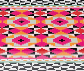 VESTA &#39;Decor&#39; tray, ethnic multicolor MULTICOLOUR VEST25DEC980MUL