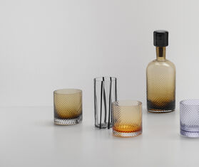 NasonMoretti 'Cyrcus' highball glass, black BLACK NAMO25CYR316BLK