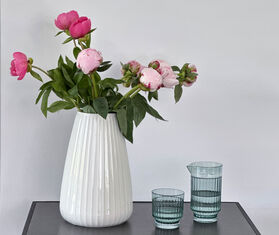 XLBoom &#39;Dim&#39; vase, large, cream IVORY XLBO23DIM472WHI