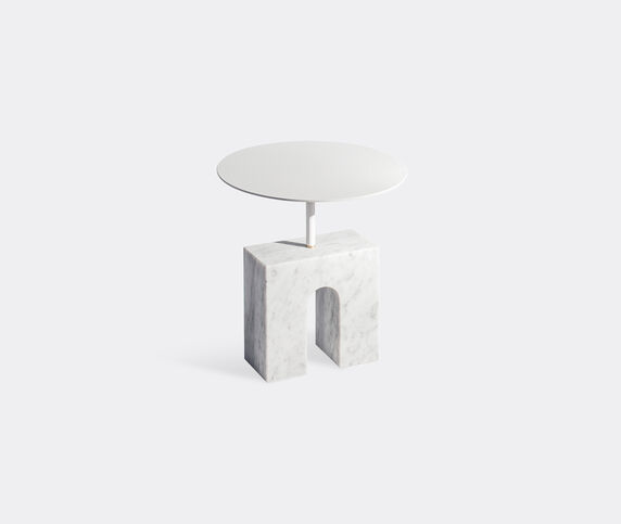 Aparentment 'Triumph' side table, white white APAR19TRI210WHI