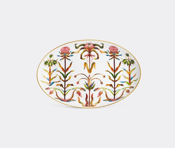 L'Objet 'Grand Tour' oval platter, multicolor and gold MULTICOLOUR LOBJ26GRA142MUL