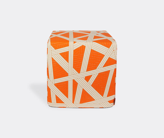 Missoni 'Nastri' pouf cube, orange undefined ${masterID} 2