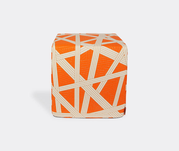 Missoni 'Nastri' pouf cube, orange undefined ${masterID}