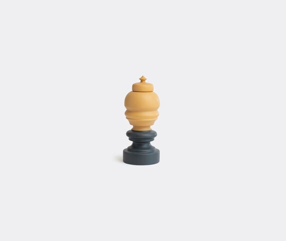 Nuove Forme 'Chess Queen', ocher and grey  NUFO22SCA434MUL
