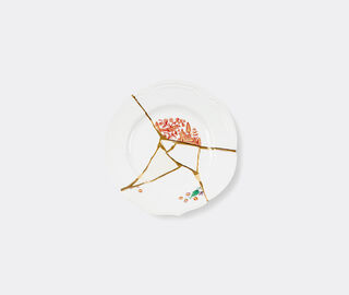 Seletti 'Kintsugi' dinner plate, no 1 MULTICOLOUR SELE21KIN117WHI