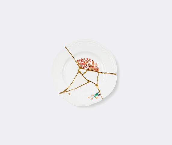 Seletti 'Kintsugi' dinner plate, no 1  SELE21KIN117WHI