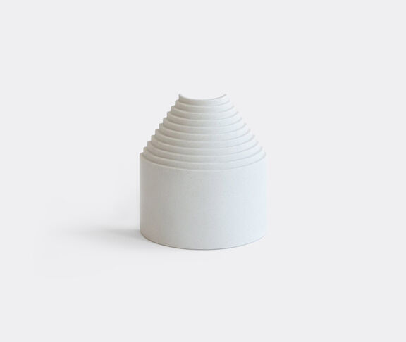 Origin Made 'Ark Vase', half small WHITE ORMA22ARK099WHI