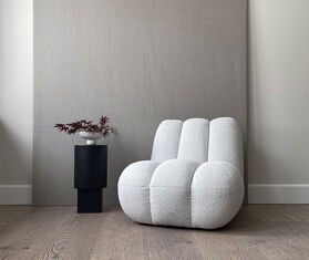 101 Copenhagen &#39;Toe&#39; lounge chair, boucl&egrave; MULTICOLOUR COPH24TOE768WHI