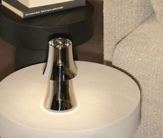 Alessi 'Halesia' table lamp, steel SILVER ALES25HAL767SIL
