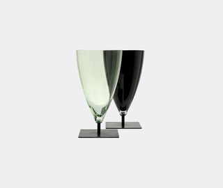 Produzione Privata 'Basequadra' vase, black BLACK PRPR25BAS675BLK