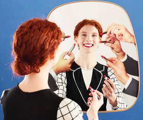 Seletti 'Lipsticks' mirror MULTICOLOUR SELE21TOI411MUL