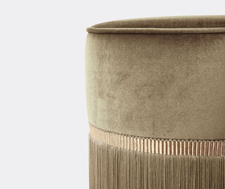 Lorenza Bozzoli Couture 'Couture' ottoman, small, beige BEIGE LOBO20COU196BEI