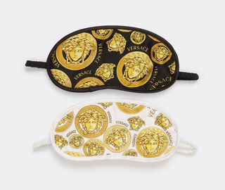 Versace 'Medusa Amplified' eye mask, white WHITE VERS22EYE207WHI