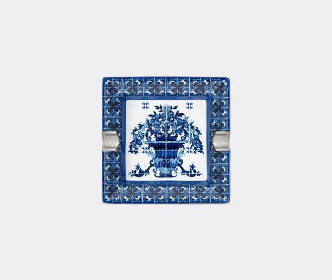 Dolce&Gabbana Casa 'Blu Mediterraneo' ashtray, square, medium MULTICOLOUR DGCA22POR330MUL