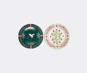 La DoubleJ Mixed dessert plates, set of six MULTICOLOUR LADJ22DES035MUL