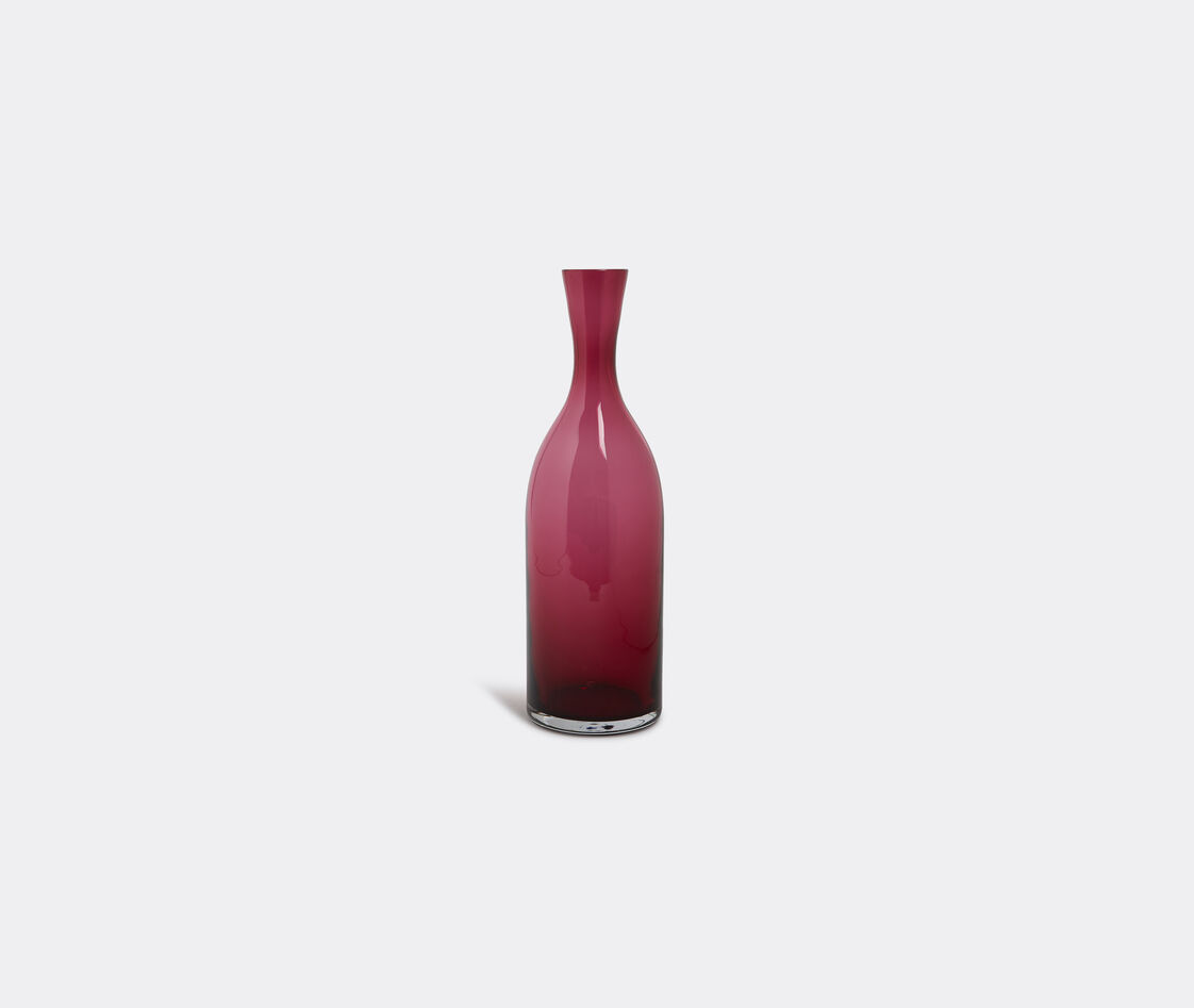 Nasonmoretti Bottle Morandi Red In Rubino Glass