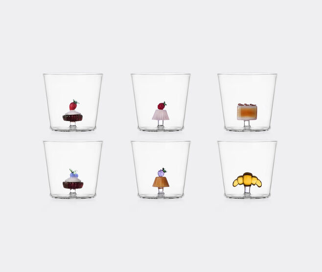 Ichendorf Milano 'Patisserie' tumbler, assorted set of six, multicolor MULTICOLOUR ICMI25PAT904MUL
