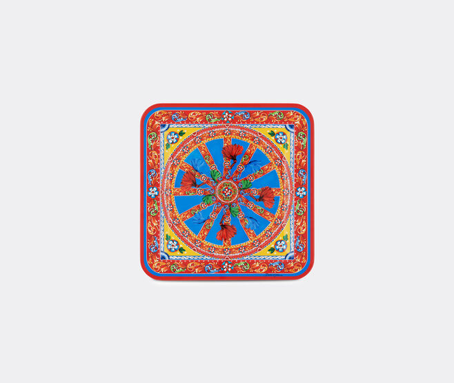 Dolce&Gabbana Casa 'Carretto Siciliano' tray, medium MULTICOLOUR DGCA22WOO858MUL