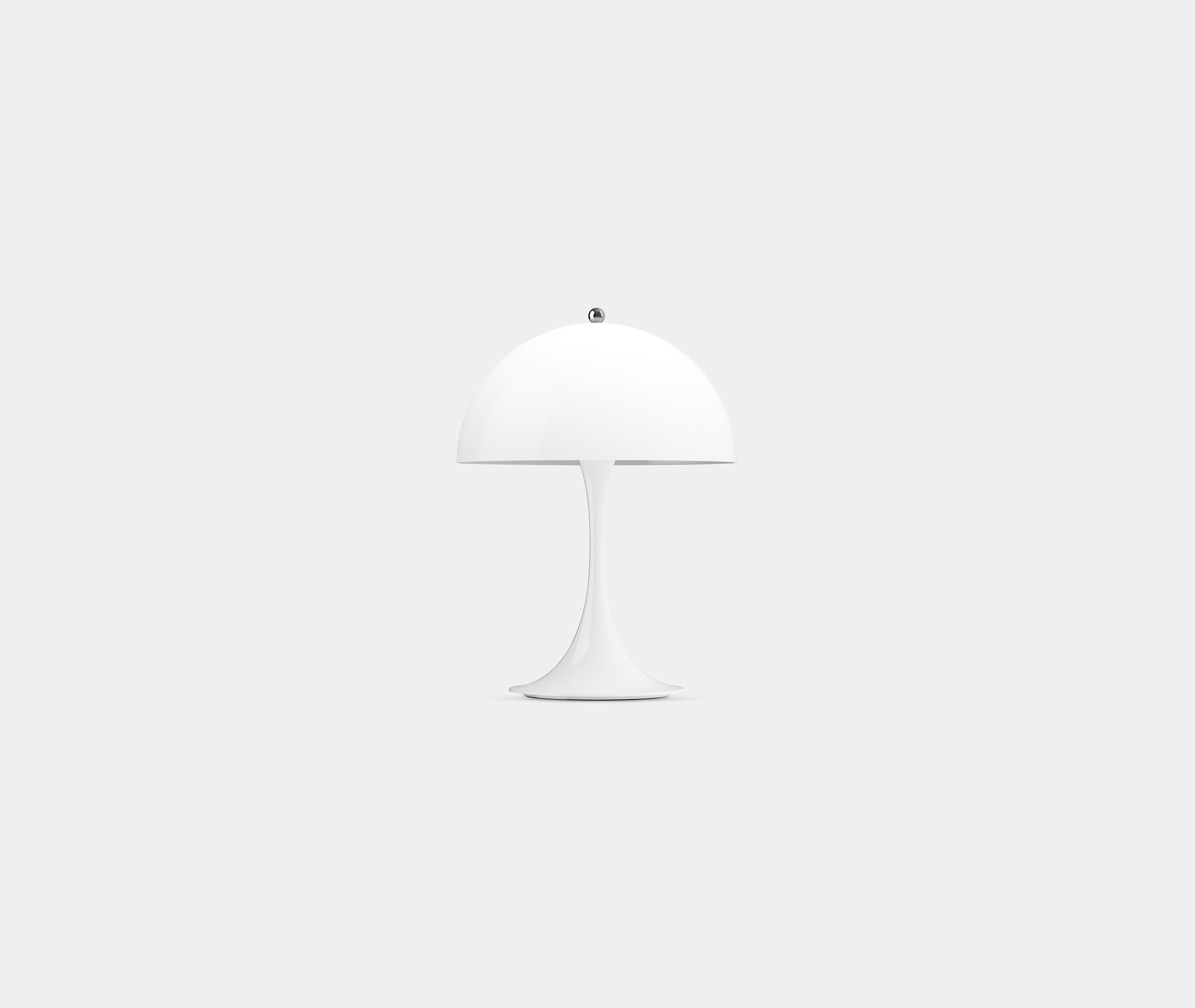 Panthella 250 V3' LED portable lamp, white opal by Louis Poulsen