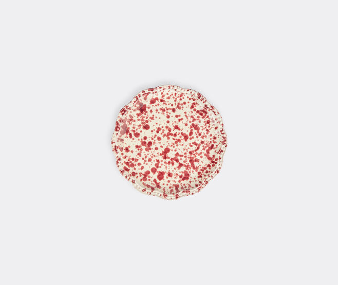 Cabana 'Speckled' dessert plate, red RED CABA23RED293RED