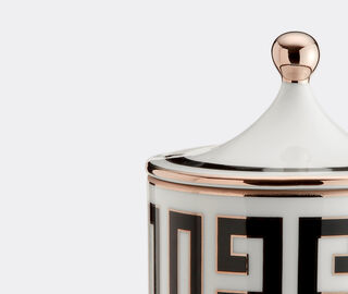 Ginori 1735 'Labirinto' candle, black BLACK RIGI20LAB993BLK