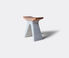 Luce di Carrara 'Pigreco' stool White , Cedarwood raw LUDC15PIG930BRW