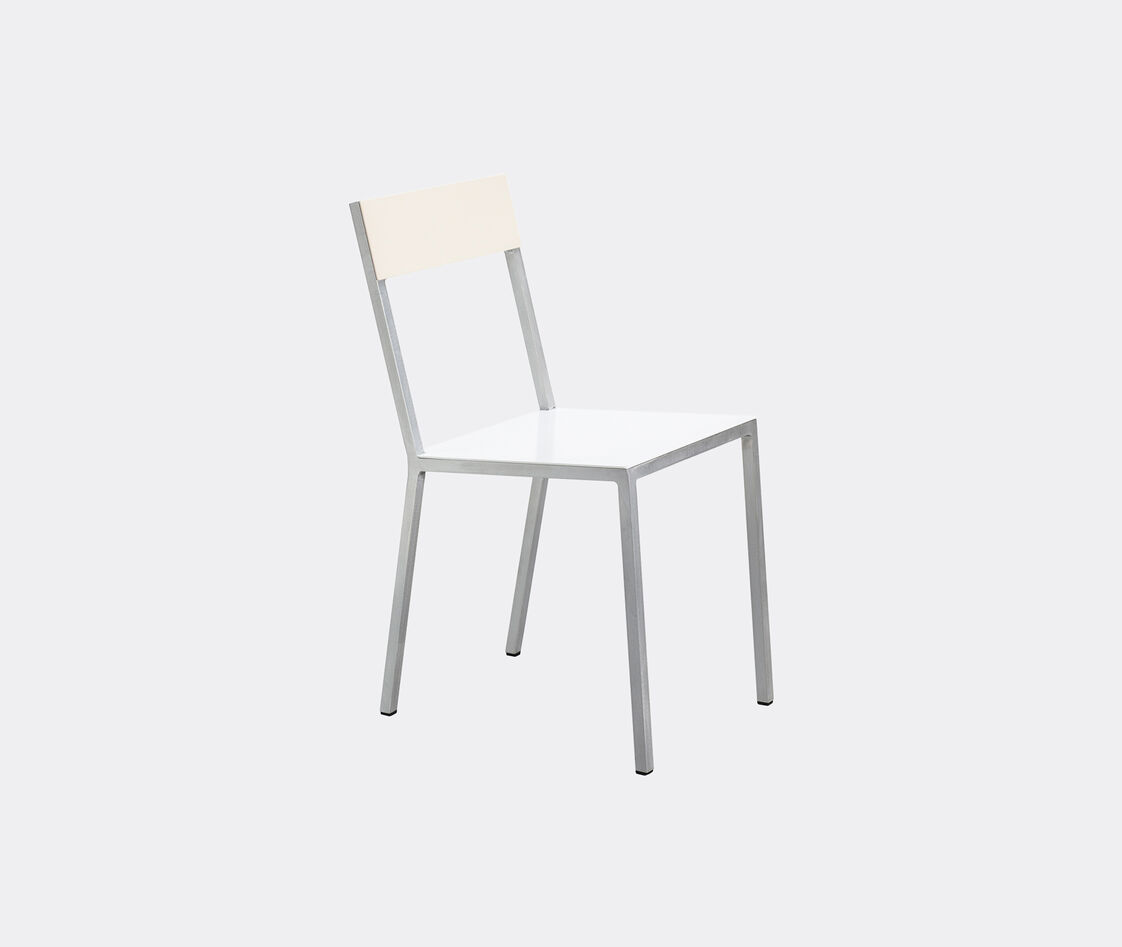 Valerie_objects 'alu' Chair In White In White, Ivory