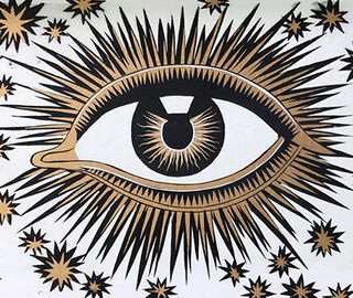 Les-Ottomans 'Eye' iron tray, white WHITE OTTO22HAN127MUL