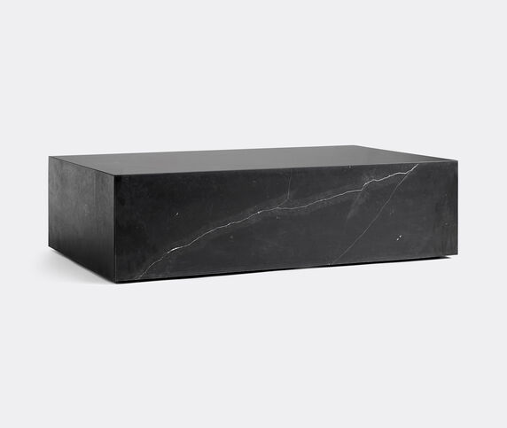 Menu Low 'Plinth', black marble