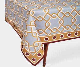 La DoubleJ 'Tackle' tablecloth, medium, turquoise TURQUOISE LADJ25MED257MUL