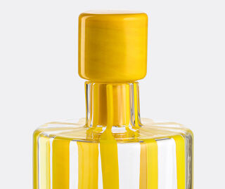 NasonMoretti 'Cyrcus' bottle, sunflower yellow stripe YELLOW NAMO25CYR033YEL