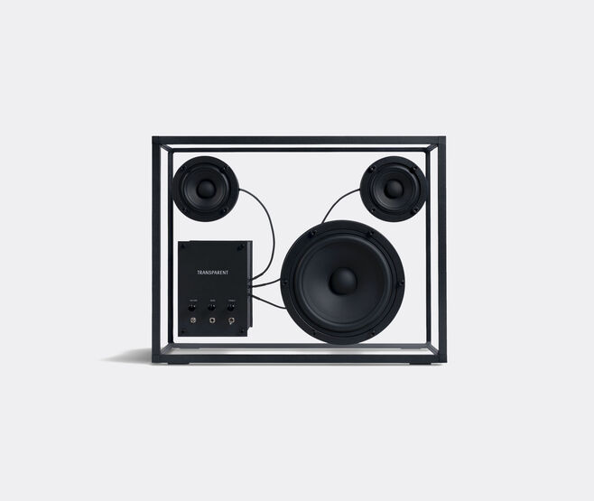 Transparent 'Transparent Speaker', black BLACK TRAN23TRA078BLK