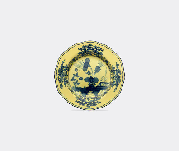 Ginori 1735 Oriente Italiano Charger Plate Cm 31 In. 12 1/4 Antico Doccia Shape Citrine ${masterID} 2