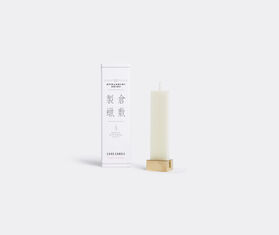 Kurashiki Seiro 'Card Candle', floral scent WHITE KUSE19SCE181WHI