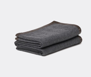 ALONPI 'Salon' throw, steel and grey GREY ALON23SAL345GRY