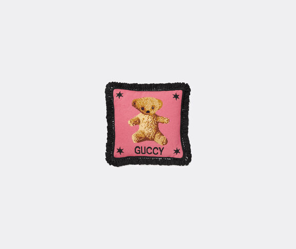 Gucci 'Teddy bear' cushion Pink, black ${masterID}