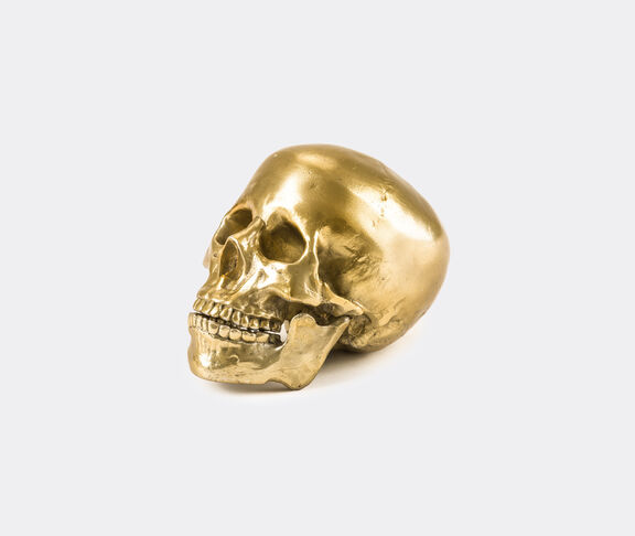 Seletti Skull Head In Aluminium Diesel-Human Skull Cm.13X20 H.15 2