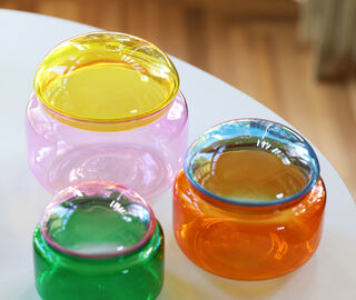 &amp;k Amsterdam 'Puffy' jar, pink multicolor MULTICOLOUR AMST25JAR790MUL