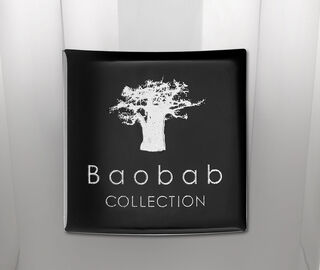 Baobab Collection 'Les Exclusives Platinum' candle, mini SILVER BAOB23CAN752SIL