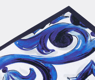 Dolce&amp;Gabbana Casa 'Blu Mediterraneo' linen placemat and napkin set, multicolor MULTICOLOUR DGCA22SET801MUL