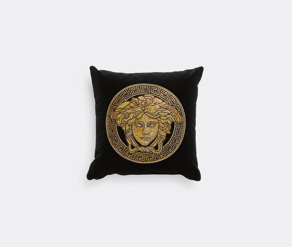 Versace 'Medusa Amplified'  studded cushion  VERS22CUS001BLK