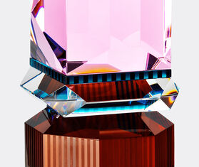 Reflections Copenhagen &#39;Dakota&#39; tealight holder, brown, clear, petrol and rose MULTICOLOUR REFL25DAK602MUL