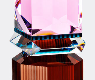 Reflections Copenhagen 'Dakota' tealight holder, brown, clear, petrol and rose MULTICOLOUR REFL25DAK602MUL