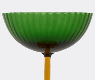 La DoubleJ Champagne coup, green, set of two GREEN LADJ22CHA238GRN