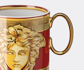 Rosenthal &#39;Medusa Amplified&#39; mug, golden coin MULTICOLOUR ROSE22MED239GOL