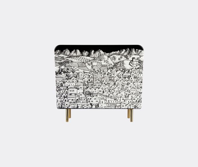 Fornasetti 'Gerusalemme' magazine rack MULTICOLOUR FORN23MAG503MUL