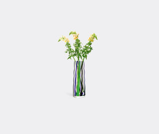 LSA International 'Folk' vase, black, blue and green MULTICOLOUR LSAI23FOL938MUL