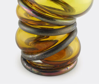 Vanessa Mitrani 'Chain Ring' vase, yellow YELLOW VAMI22CHA320YEL