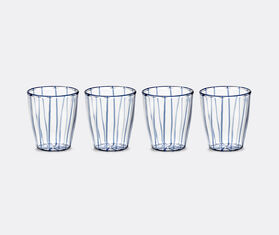 Serax 'Gigi 02' glass, set of four, blue BLUE SERA26GLA813BLU