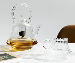 Ichendorf Milano 'Folk' teapot, clear TRANSPARENT ICMI25FOL382TRA